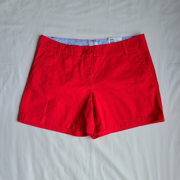 crown & ivy Pants - NWT Crown & Ivy Caroline Red Shorts